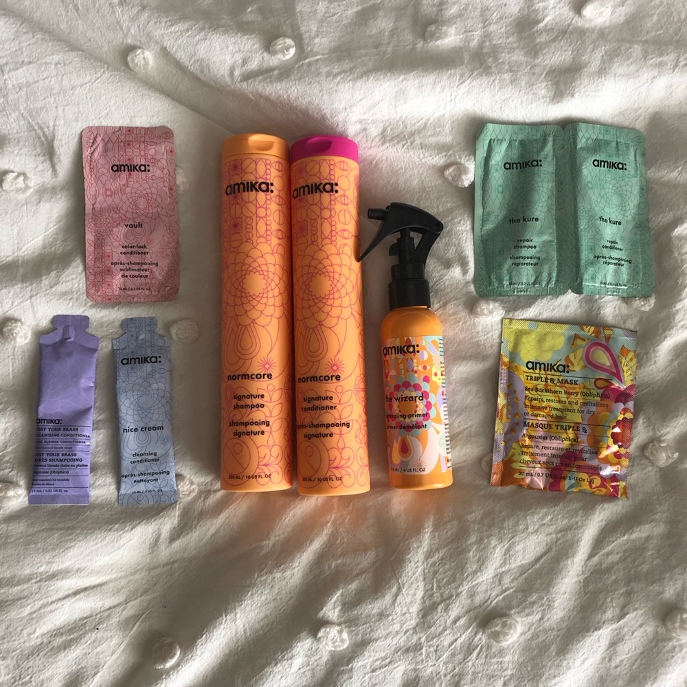 Amika shampoo and conditioner